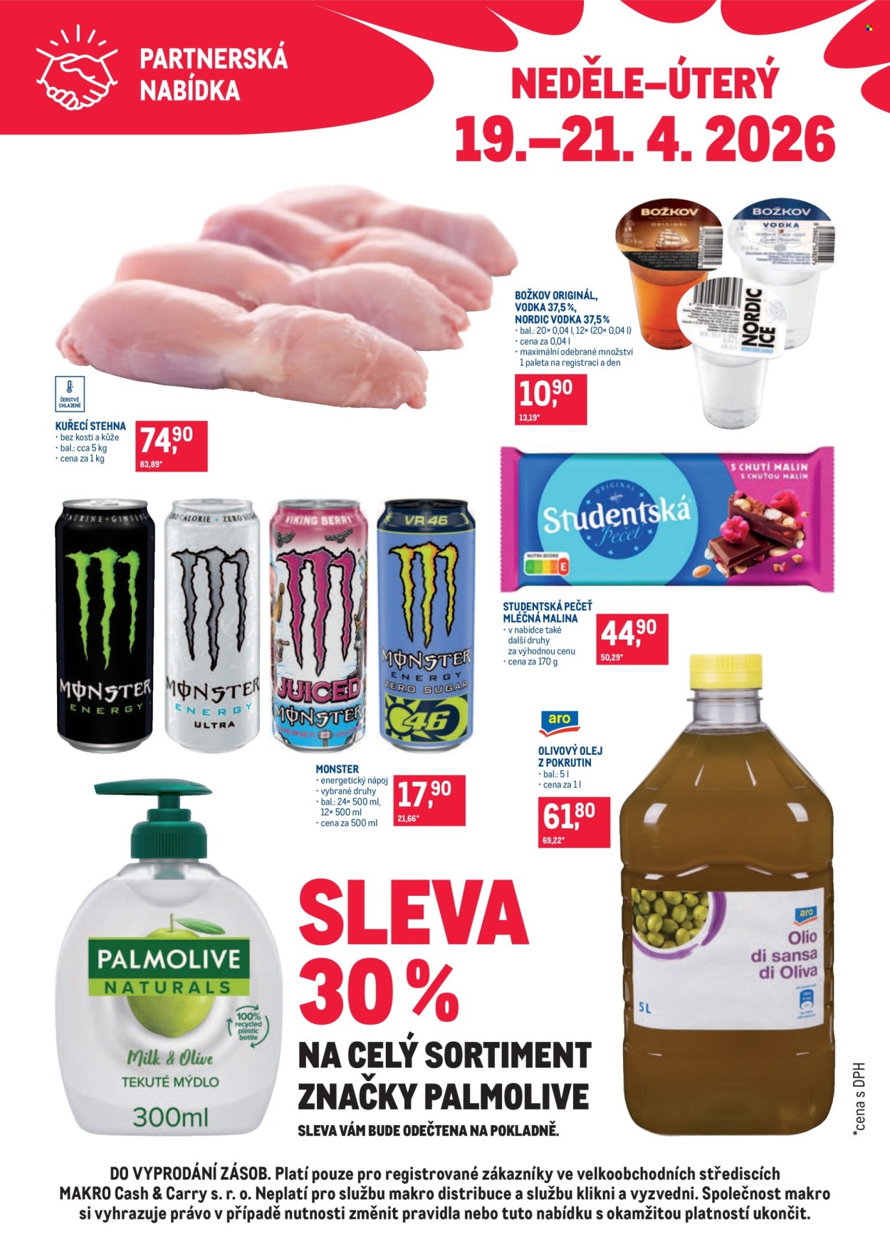 Leták MAKRO - 19.4.2026 - 21.4.2026. Strana 1
