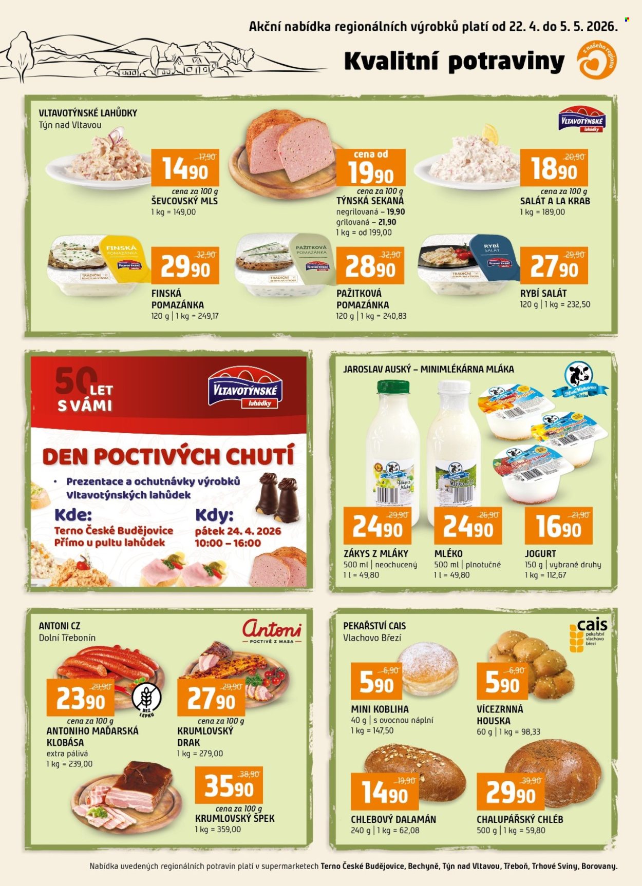 Leták coop TERNO - 22.4.2026 - 5.5.2026. Strana 1
