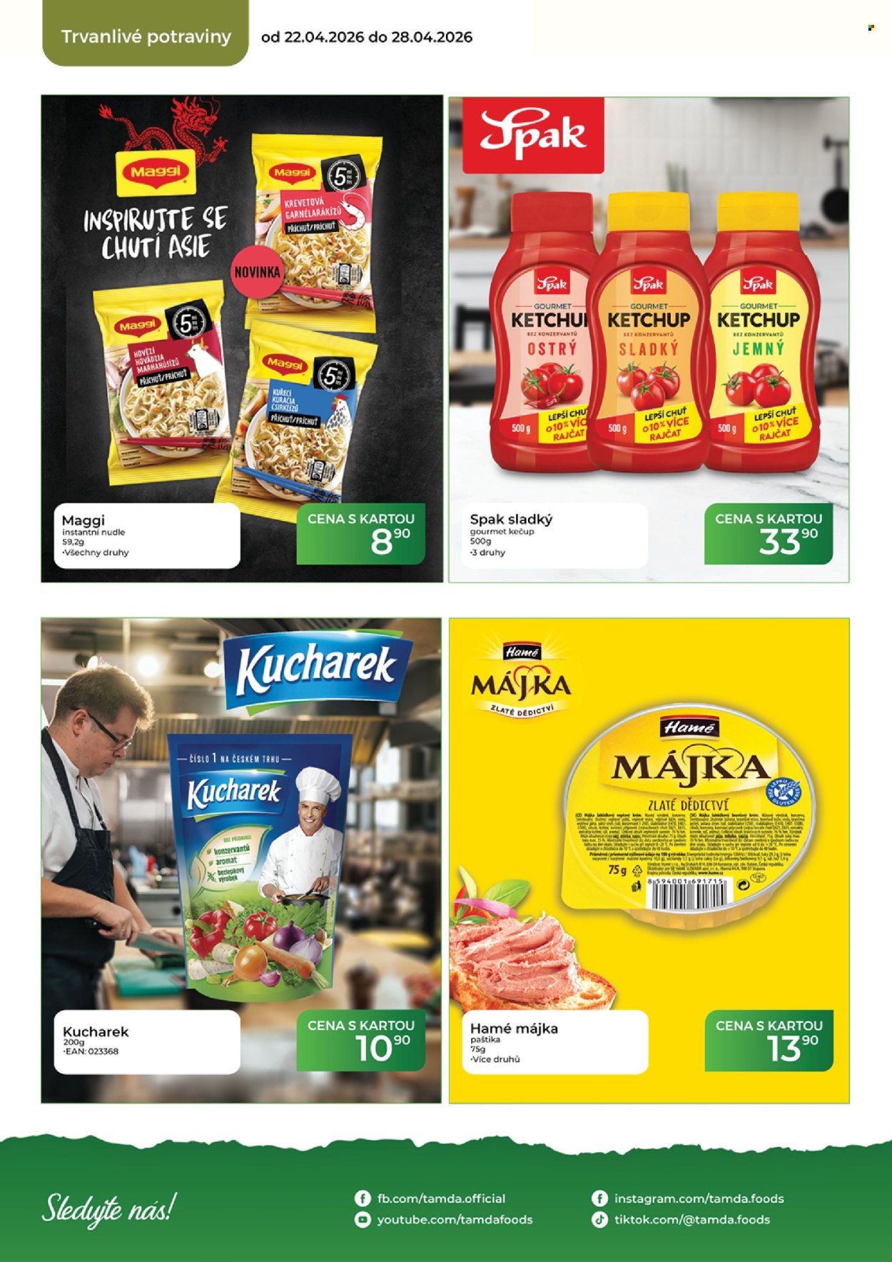 Leták Tamda Foods - 22.4.2026 - 28.4.2026. Strana 42