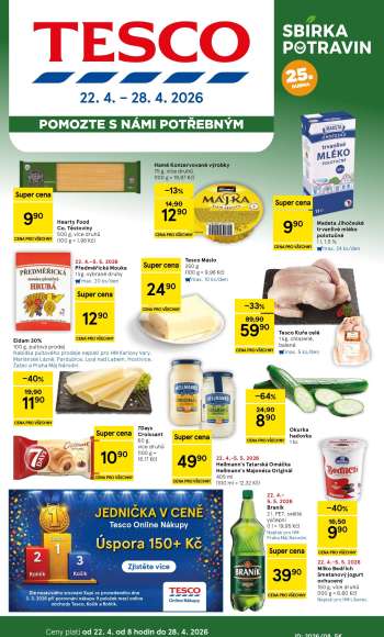 Leták TESCO - 22.4.2026 - 28.4.2026.