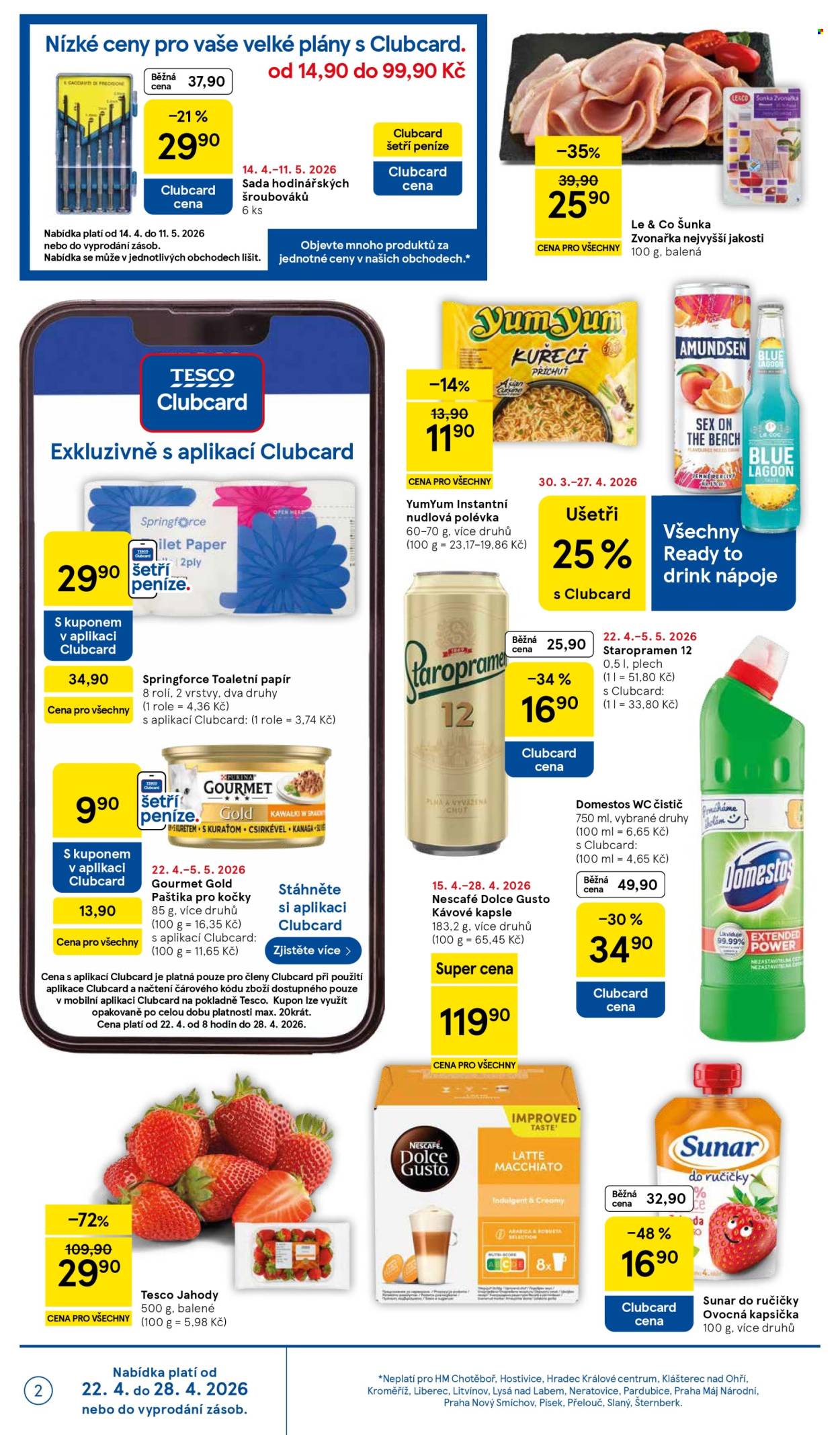Leták TESCO - 22.4.2026 - 28.4.2026. Strana 2