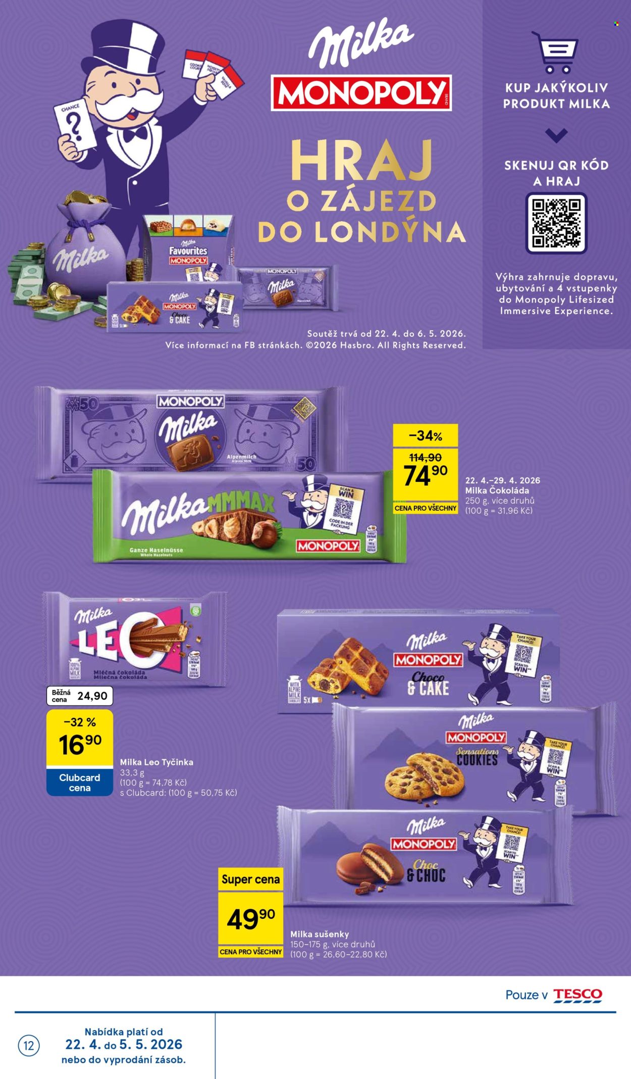 Leták TESCO - 22.4.2026 - 28.4.2026. Strana 12