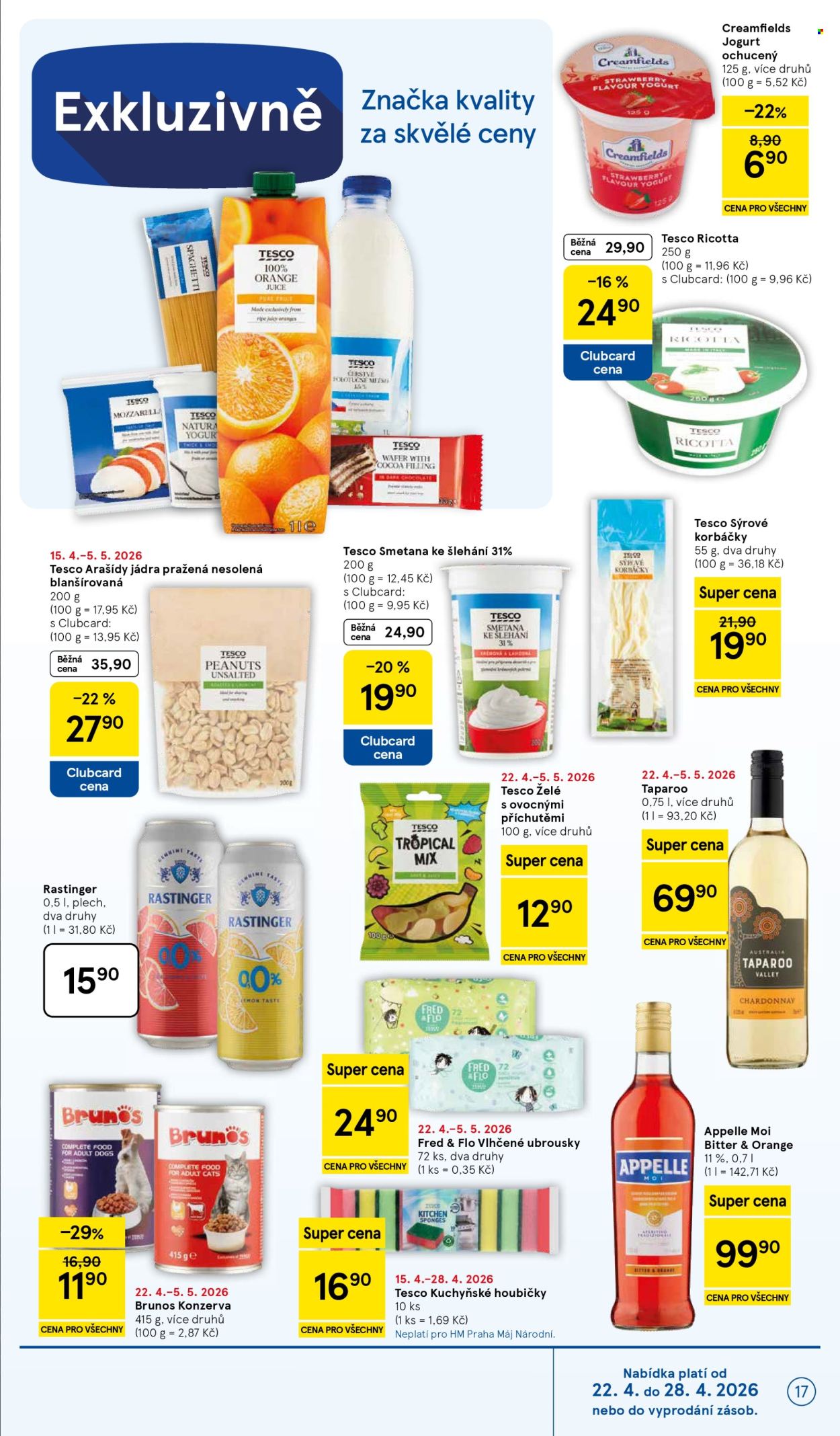 Leták TESCO - 22.4.2026 - 28.4.2026. Strana 17