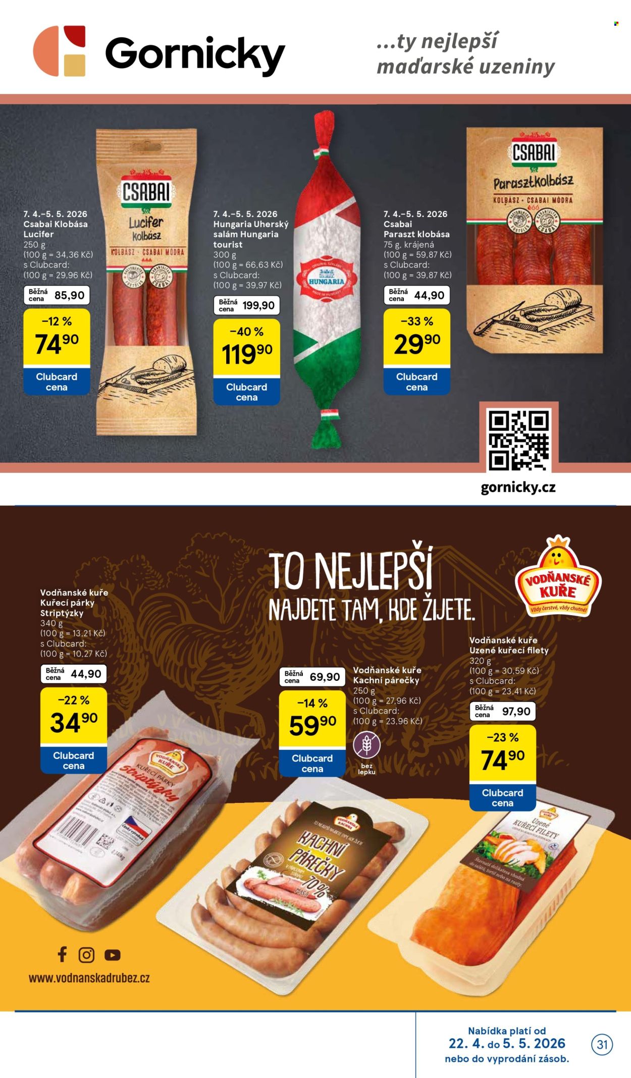 Leták TESCO - 22.4.2026 - 28.4.2026. Strana 31