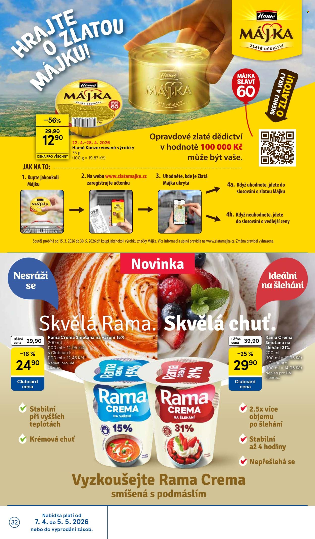 Leták TESCO - 22.4.2026 - 28.4.2026. Strana 32