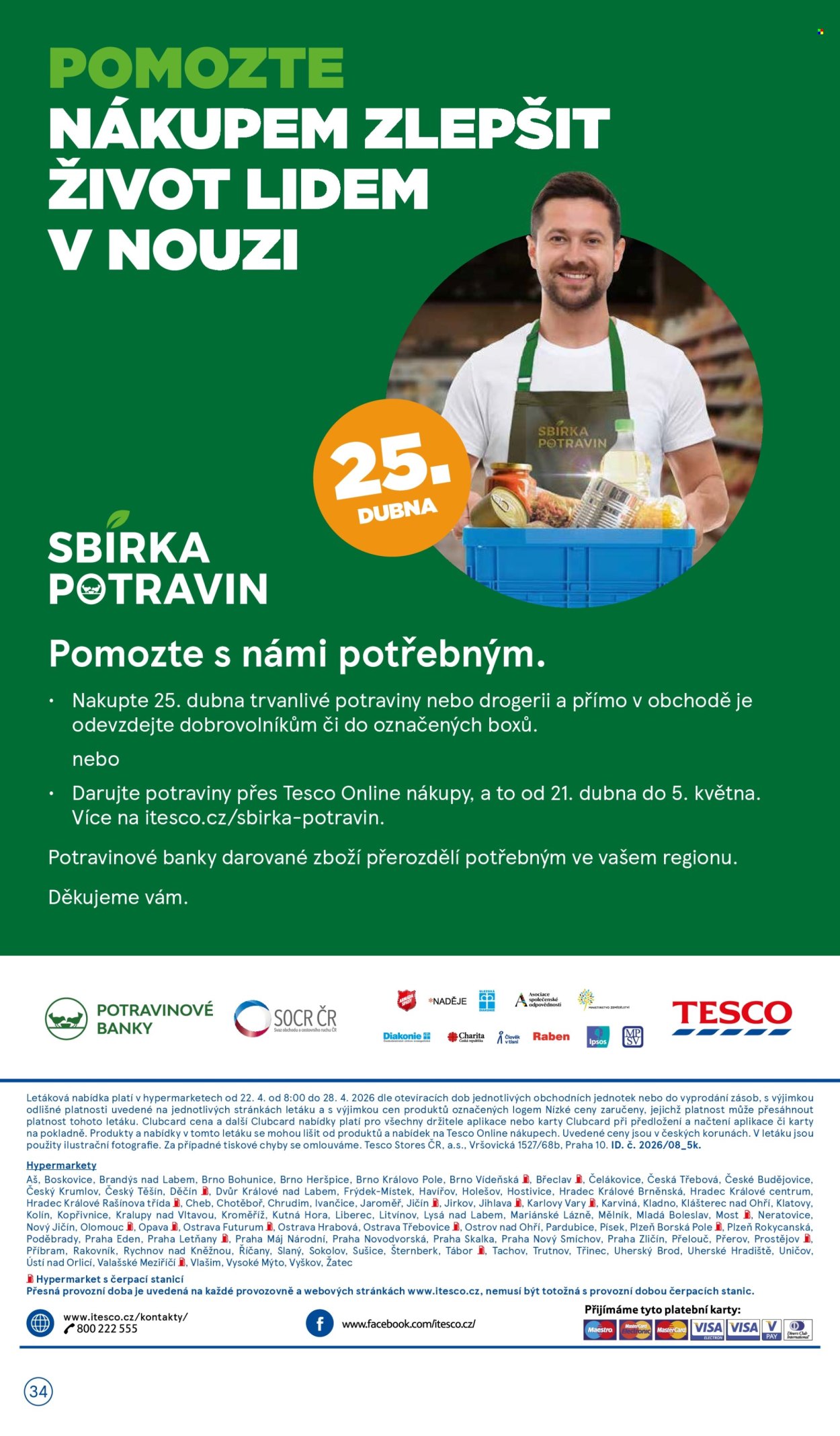 Leták TESCO - 22.4.2026 - 28.4.2026. Strana 34