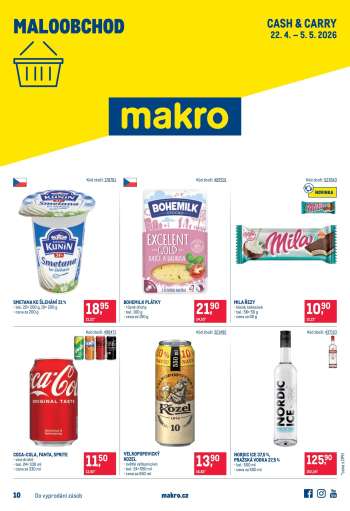 Leták MAKRO - 22.4.2026 - 5.5.2026.