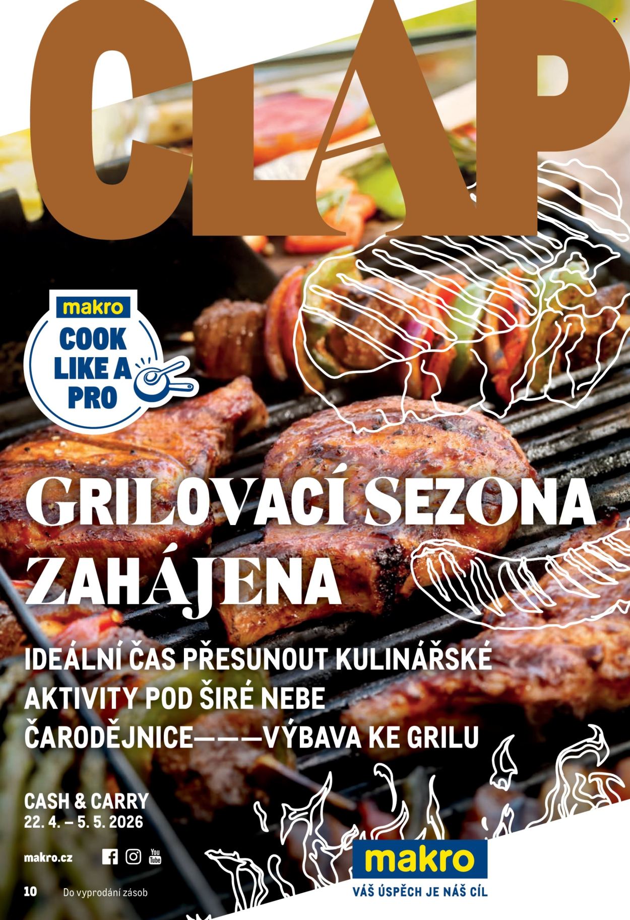 Leták MAKRO - 22.4.2026 - 5.5.2026. Strana 1