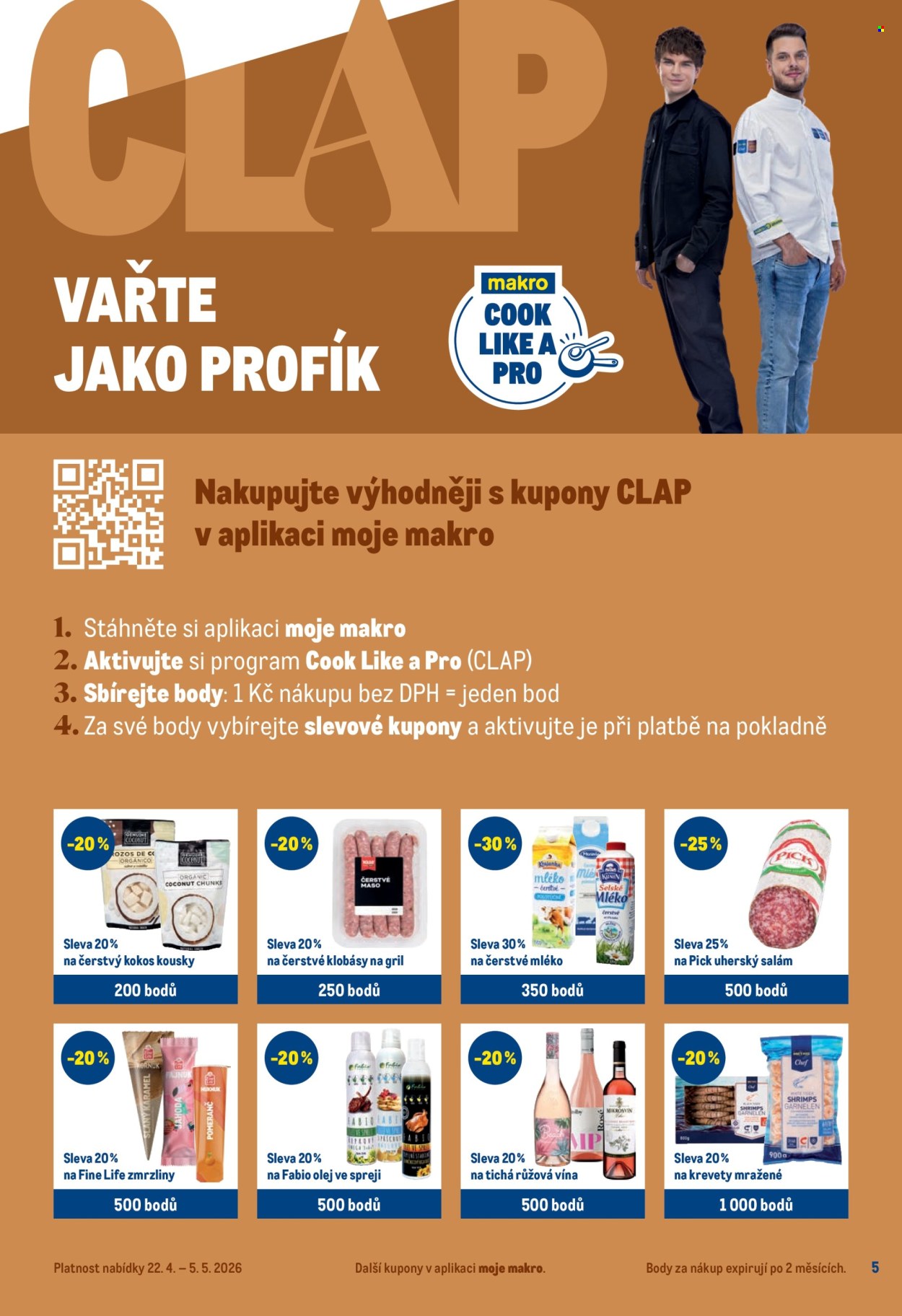 Leták MAKRO - 22.4.2026 - 5.5.2026. Strana 5
