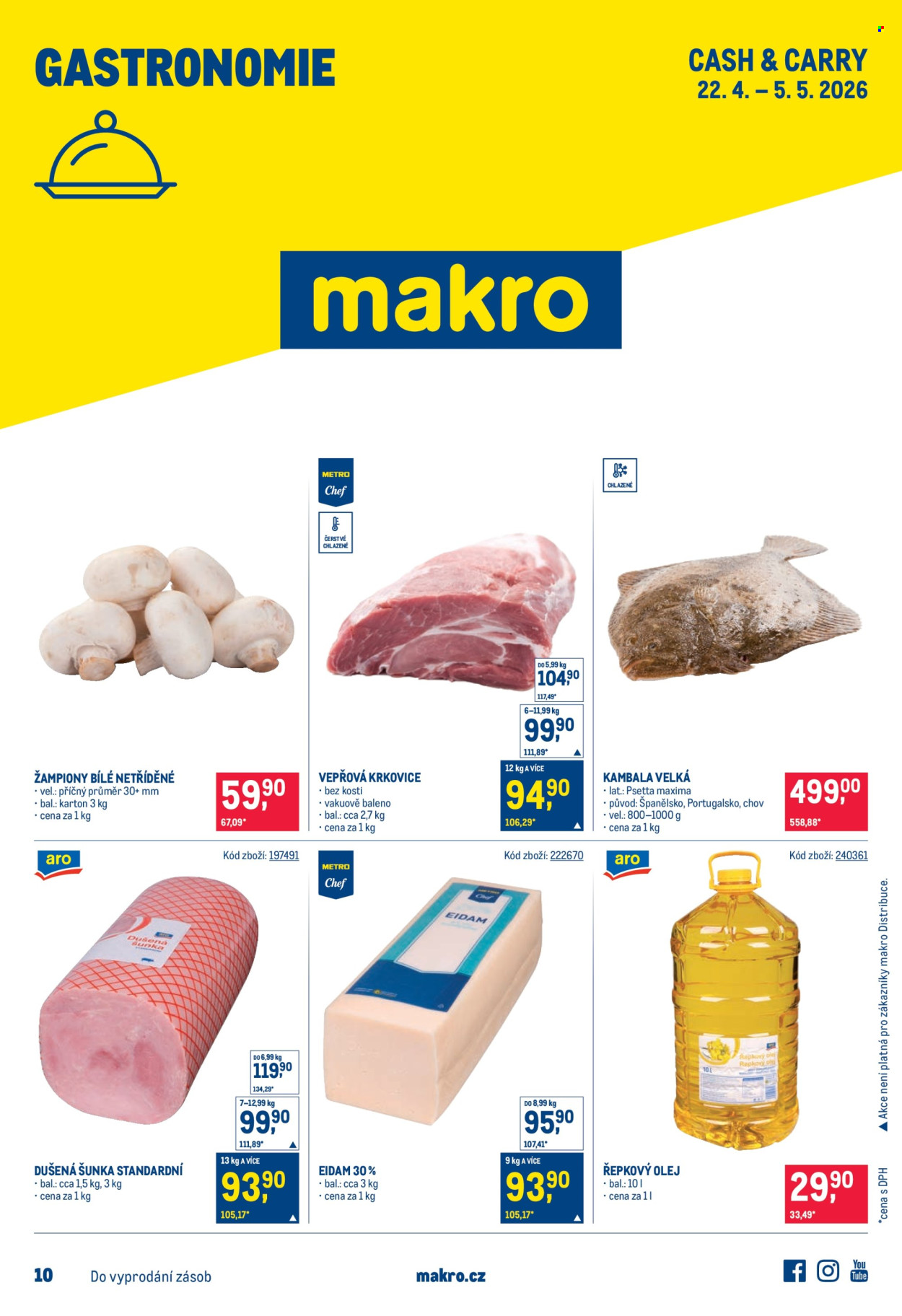 Leták MAKRO - 22.4.2026 - 5.5.2026. Strana 1