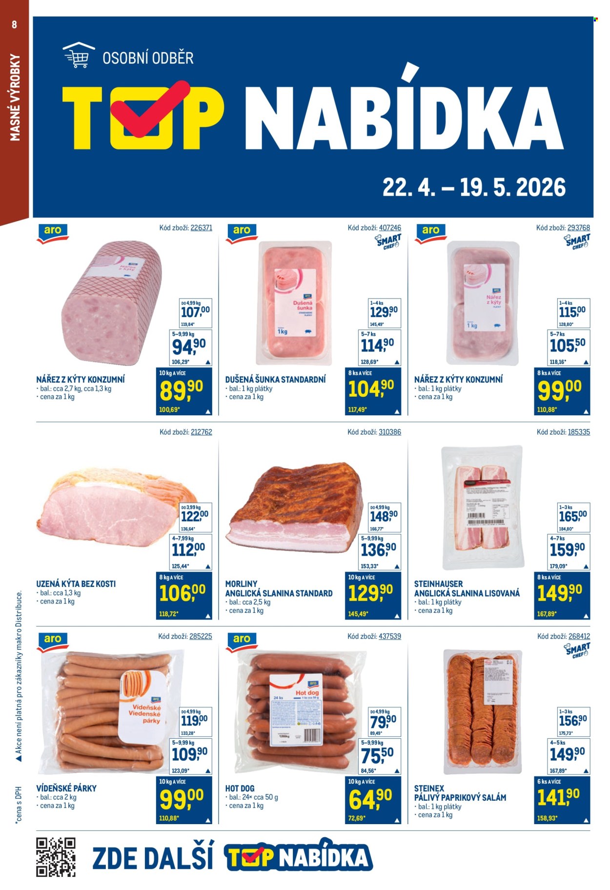 Leták MAKRO - 22.4.2026 - 5.5.2026. Strana 8