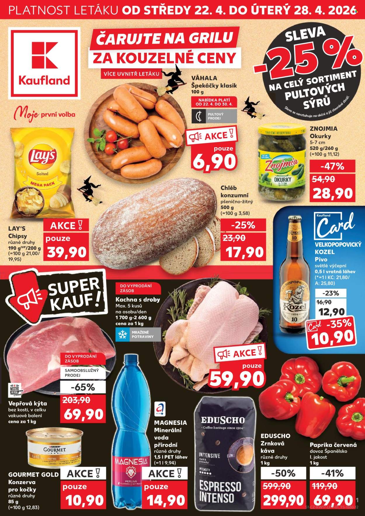 Leták Kaufland - 22.4.2026 - 28.4.2026. Strana 1