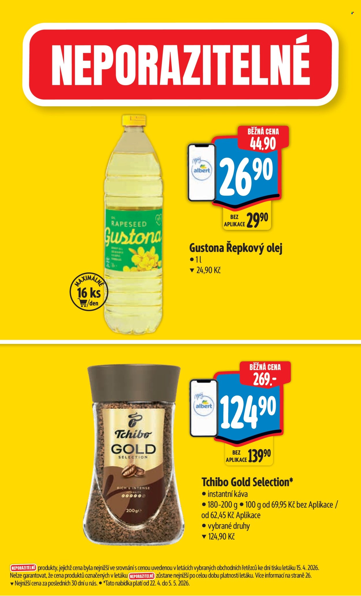 Leták Albert Hypermarket - 22.4.2026 - 28.4.2026. Strana 4