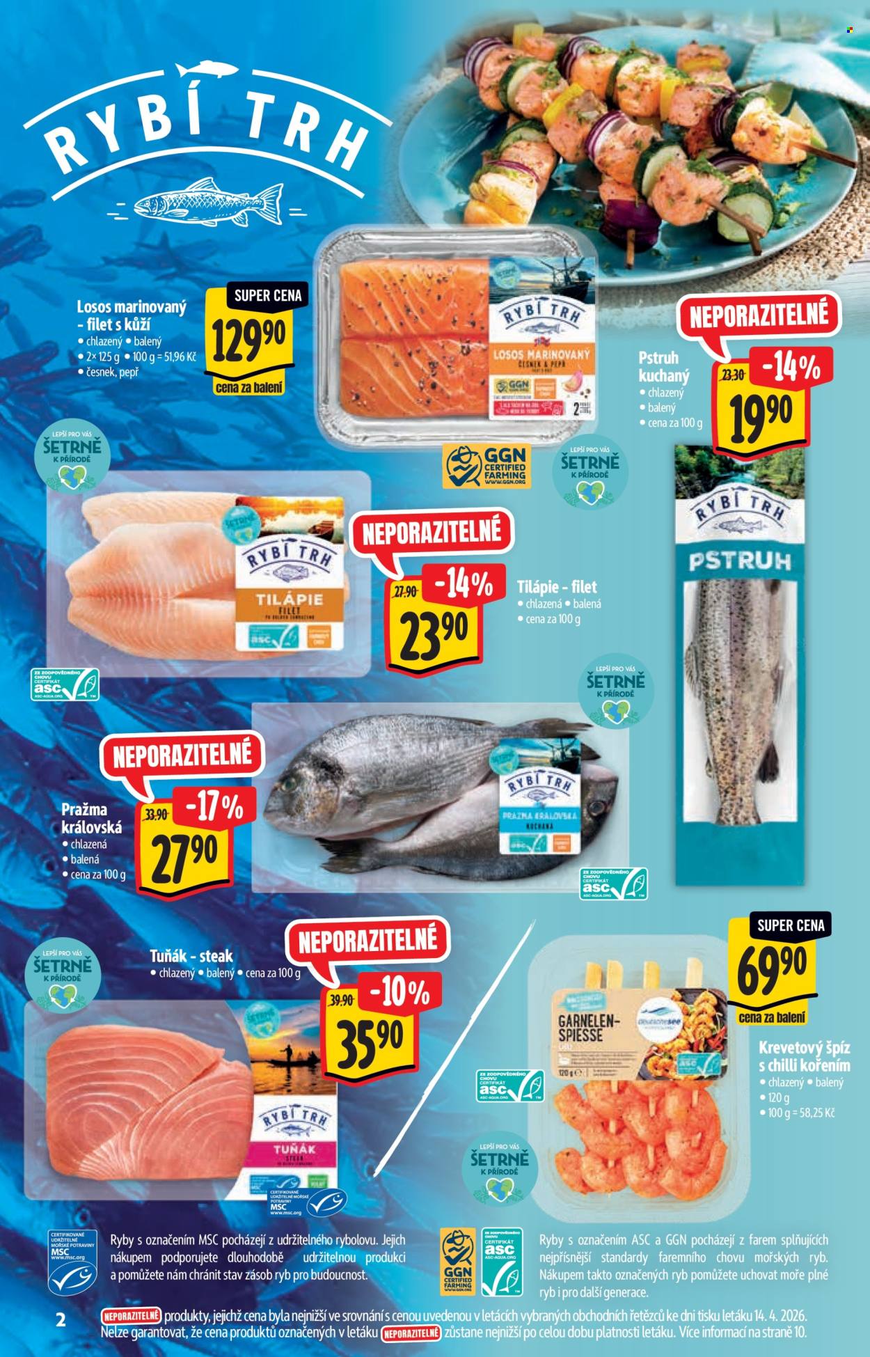 Leták Albert Supermarket - 22.4.2026 - 5.5.2026. Strana 2