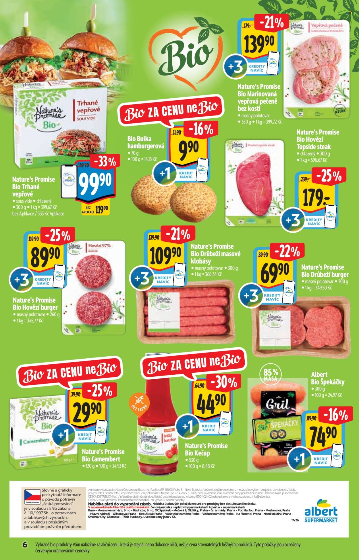 Leták Albert Supermarket - 22.4.2026 - 5.5.2026. Strana 6
