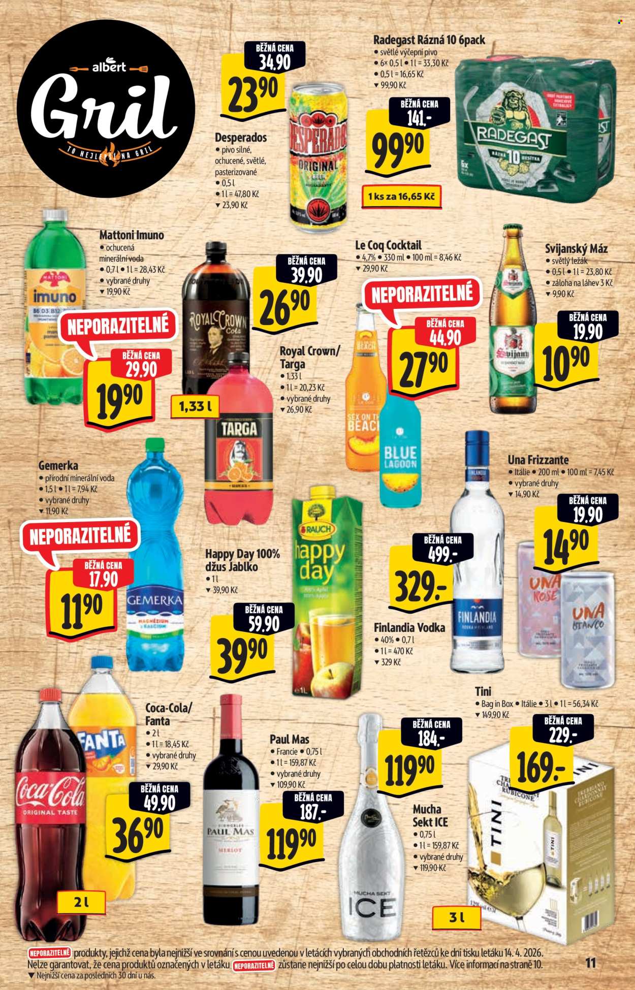 Leták Albert Supermarket - 22.4.2026 - 5.5.2026. Strana 11