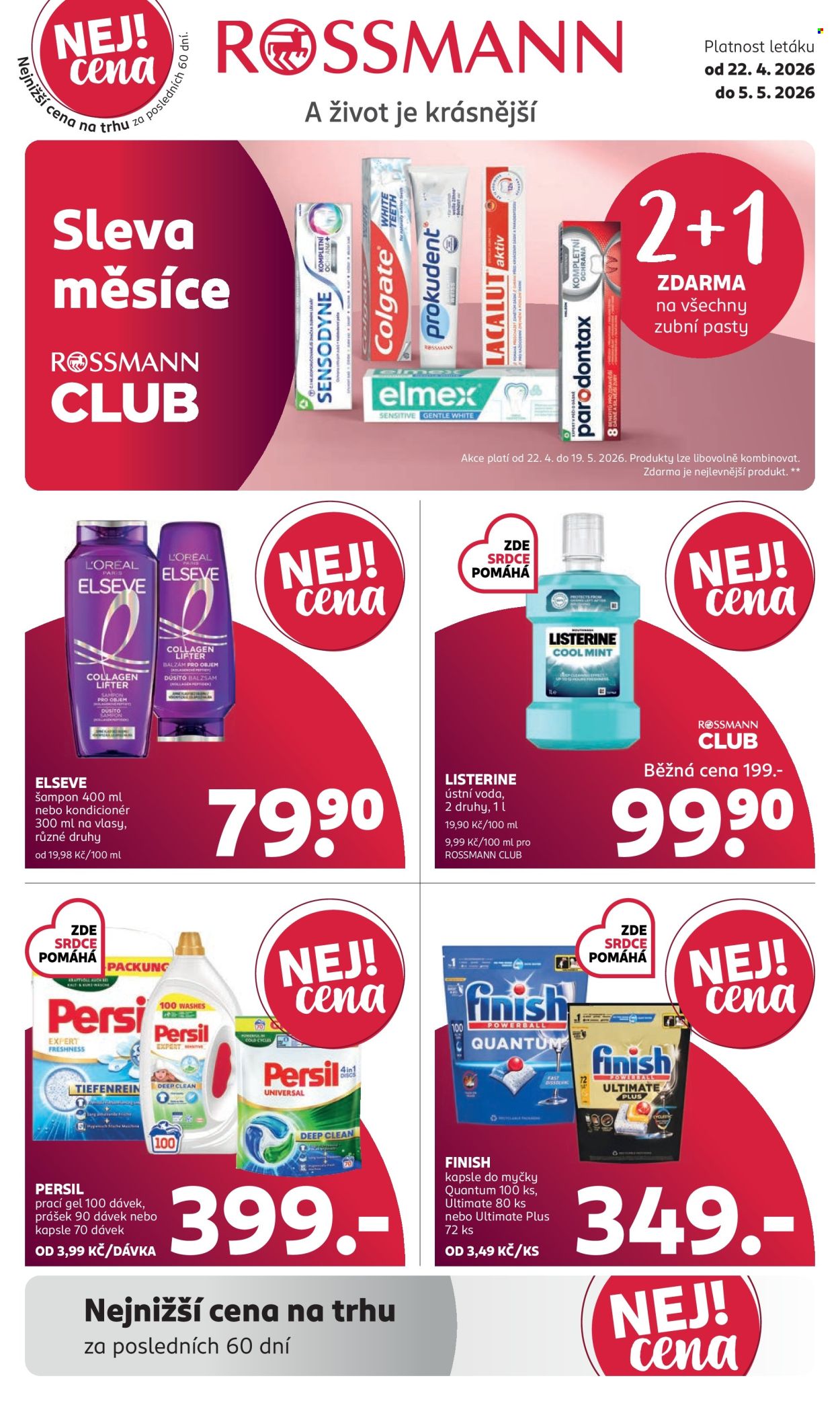 Leták ROSSMANN - 22.4.2026 - 5.5.2026. Strana 1
