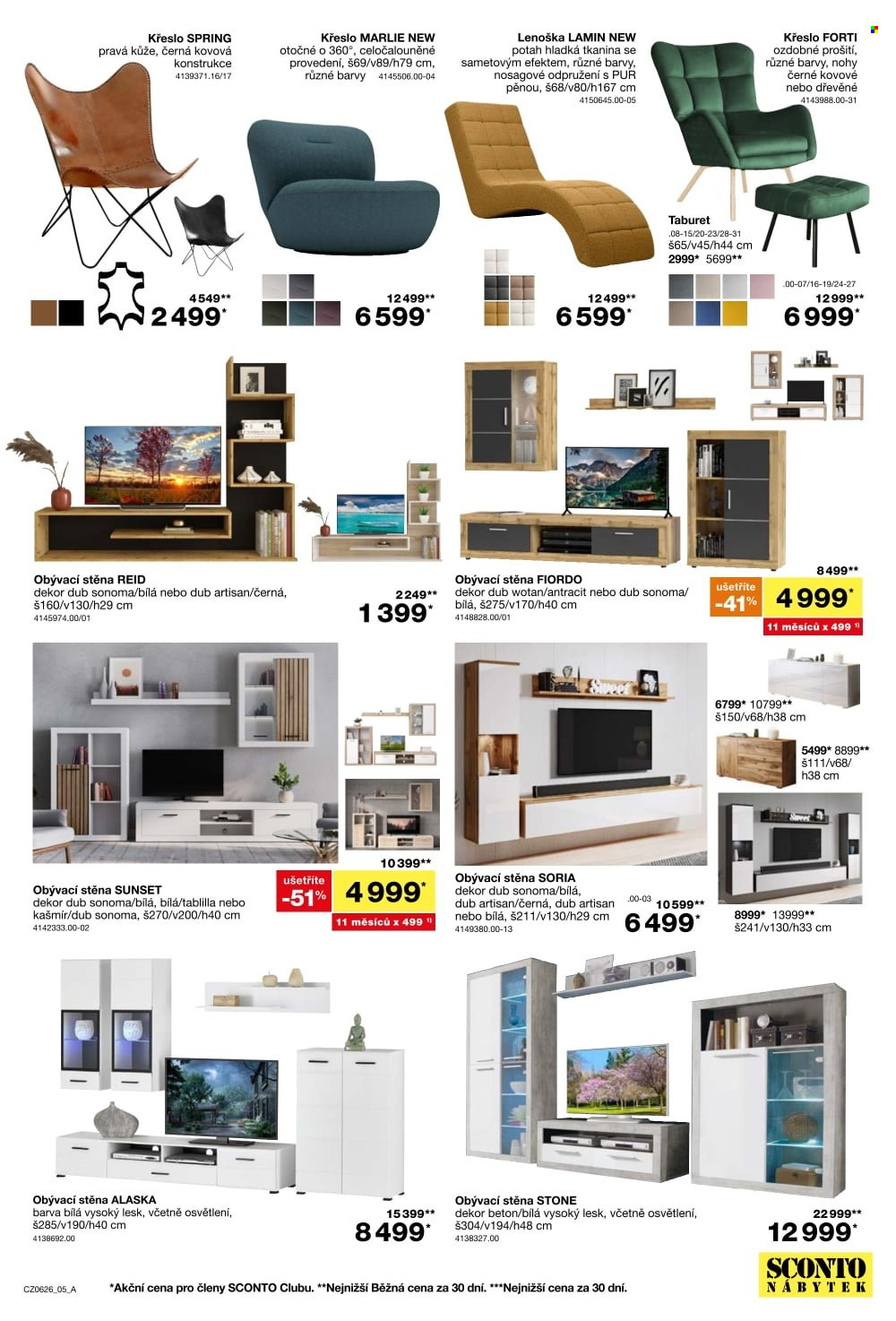 Leták SCONTO NÁBYTEK - 22.4.2026 - 19.5.2026. Strana 5
