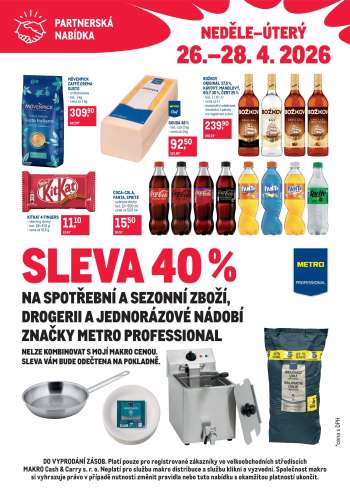 Leták MAKRO - 26.4.2026 - 28.4.2026.