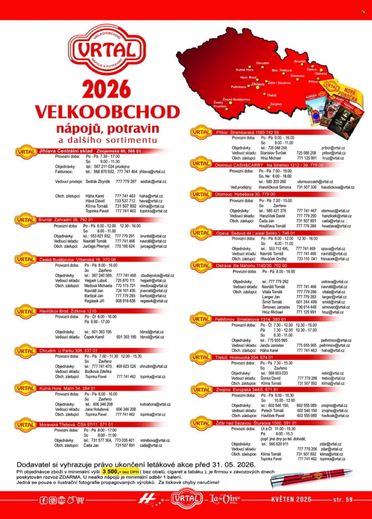 Leták Vrtal - 1.5.2026 - 31.5.2026. Strana 57