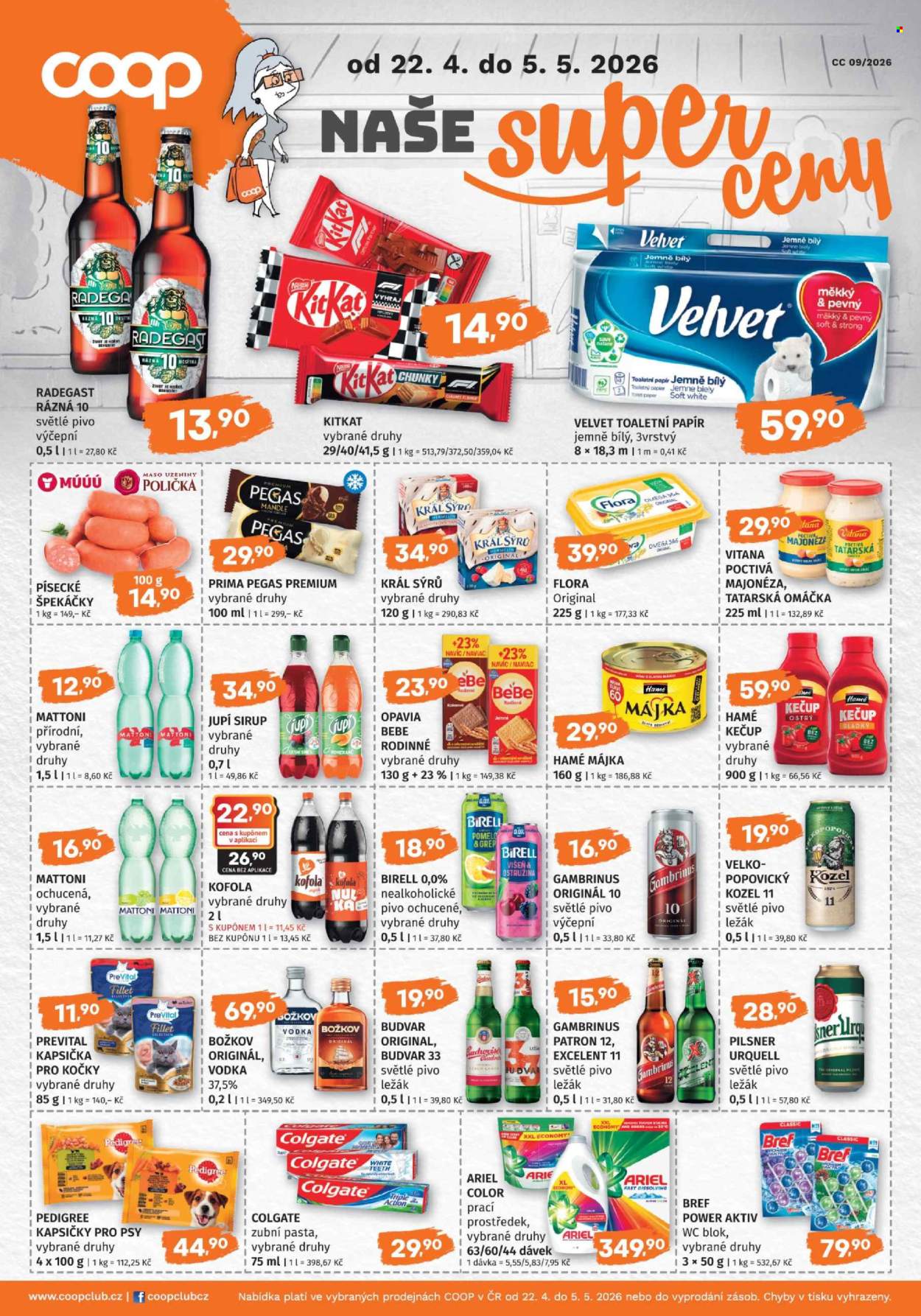 Leták Konzum - 22.4.2026 - 5.5.2026. Strana 4