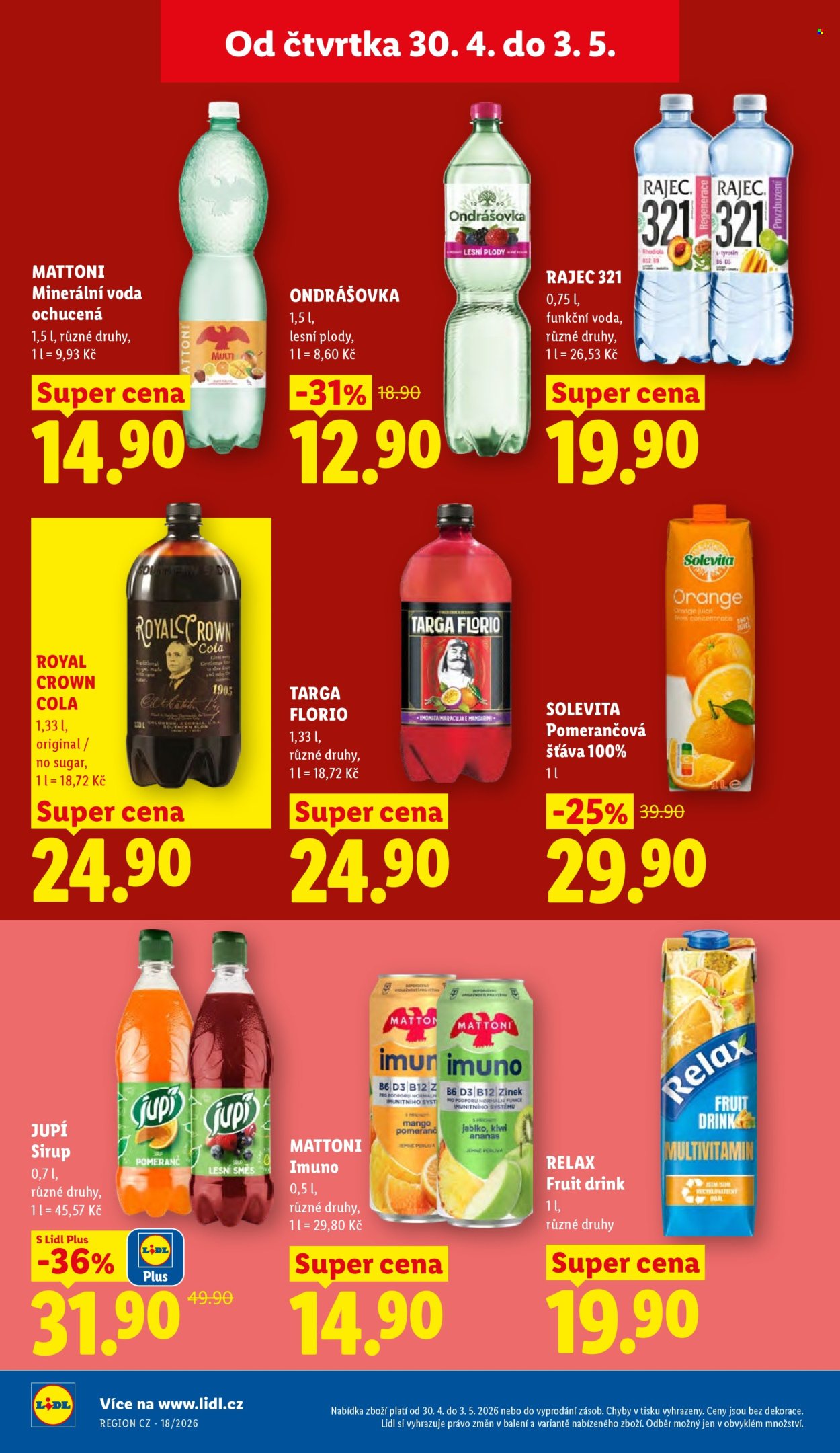 Leták Lidl - 30.4.2026 - 3.5.2026. Strana 24
