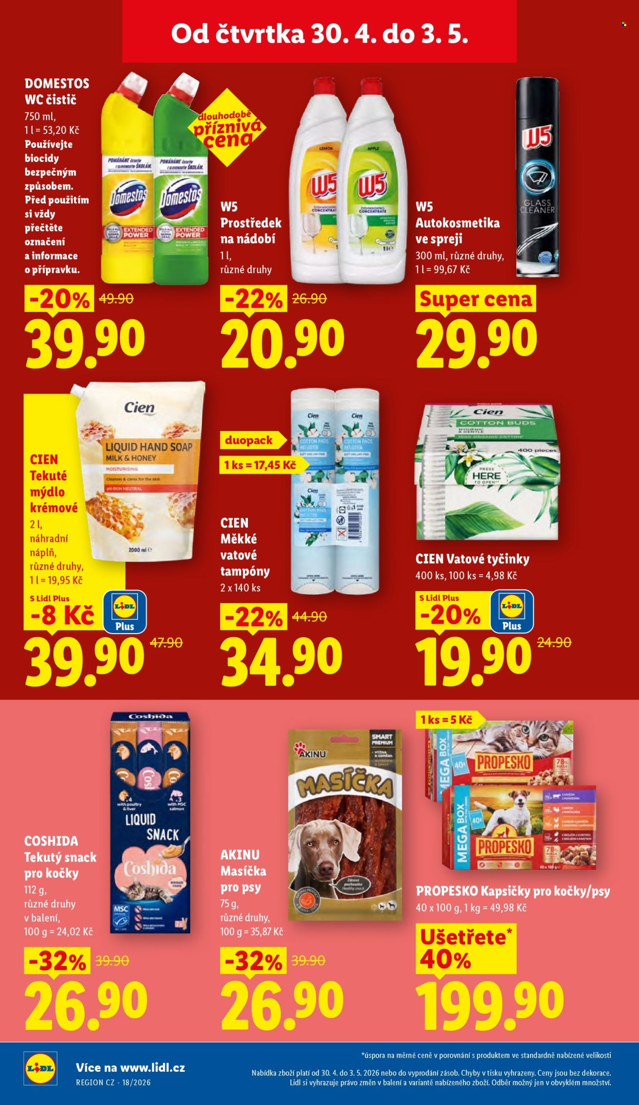 Leták Lidl - 30.4.2026 - 3.5.2026. Strana 26