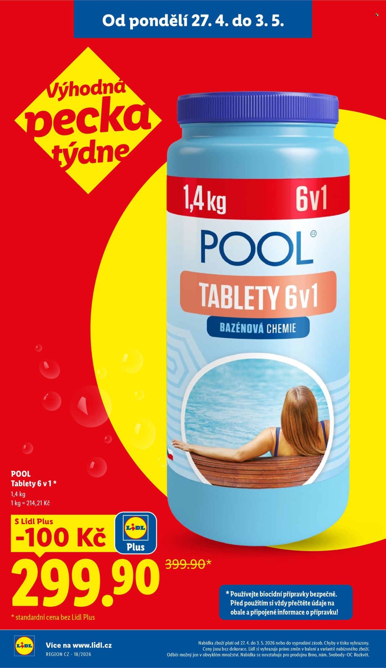 Leták Lidl - 27.4.2026 - 3.5.2026. Strana 4