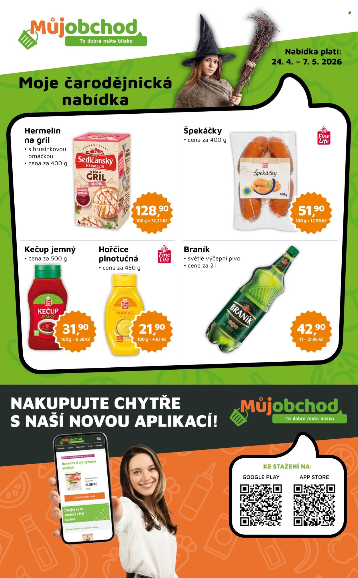 Leták Můj obchod - 24.4.2026 - 7.5.2026. Strana 1