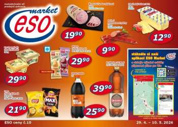 Leták ESO MARKET - 29.4.2026 - 10.5.2026.