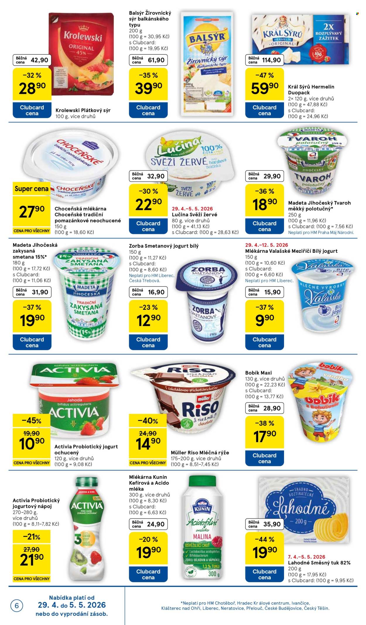 Leták TESCO - 29.4.2026 - 5.5.2026. Strana 6