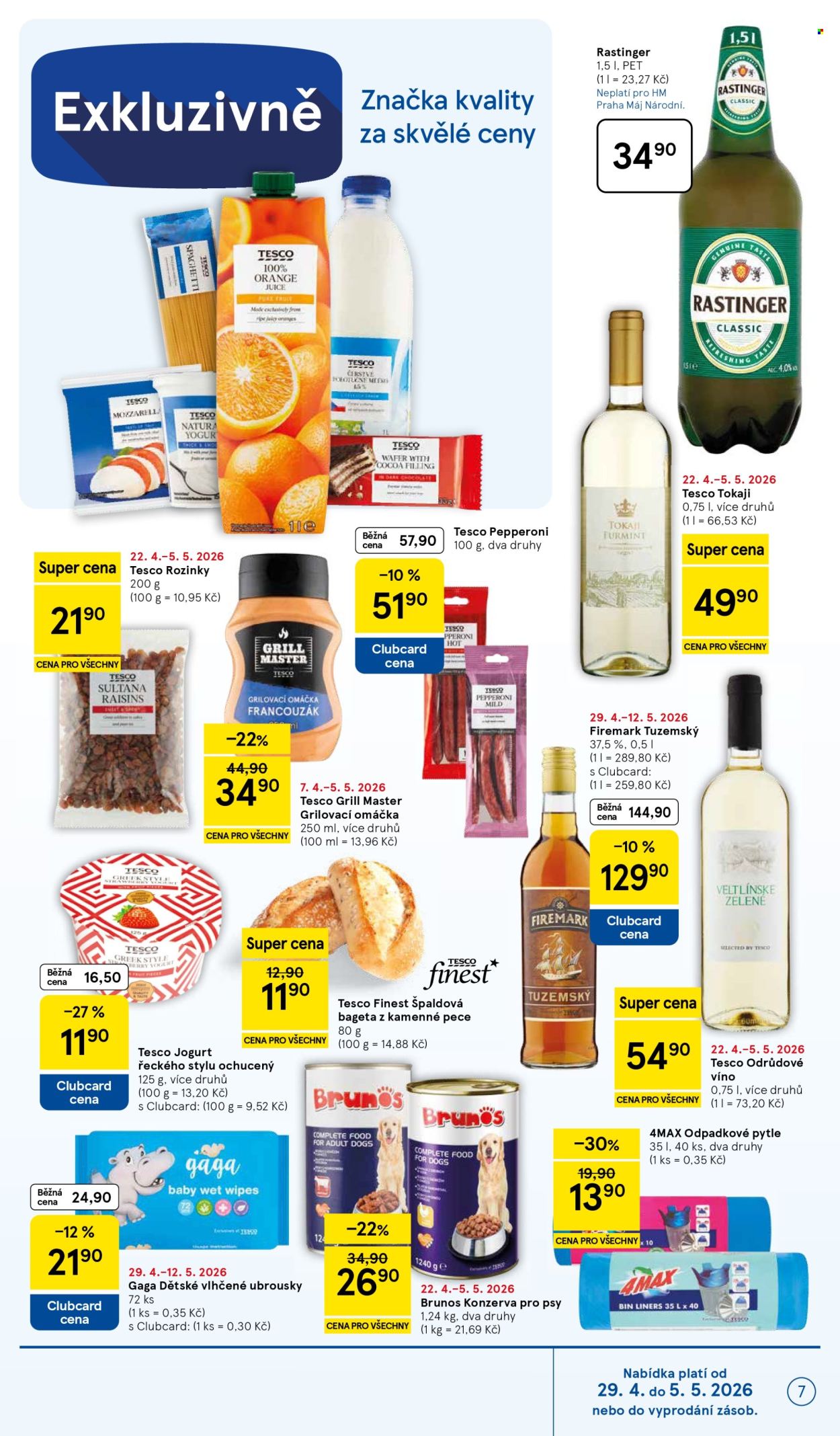 Leták TESCO - 29.4.2026 - 5.5.2026. Strana 7