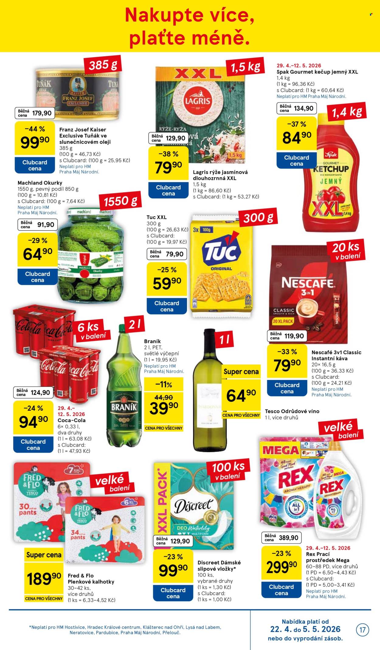 Leták TESCO - 29.4.2026 - 5.5.2026. Strana 17