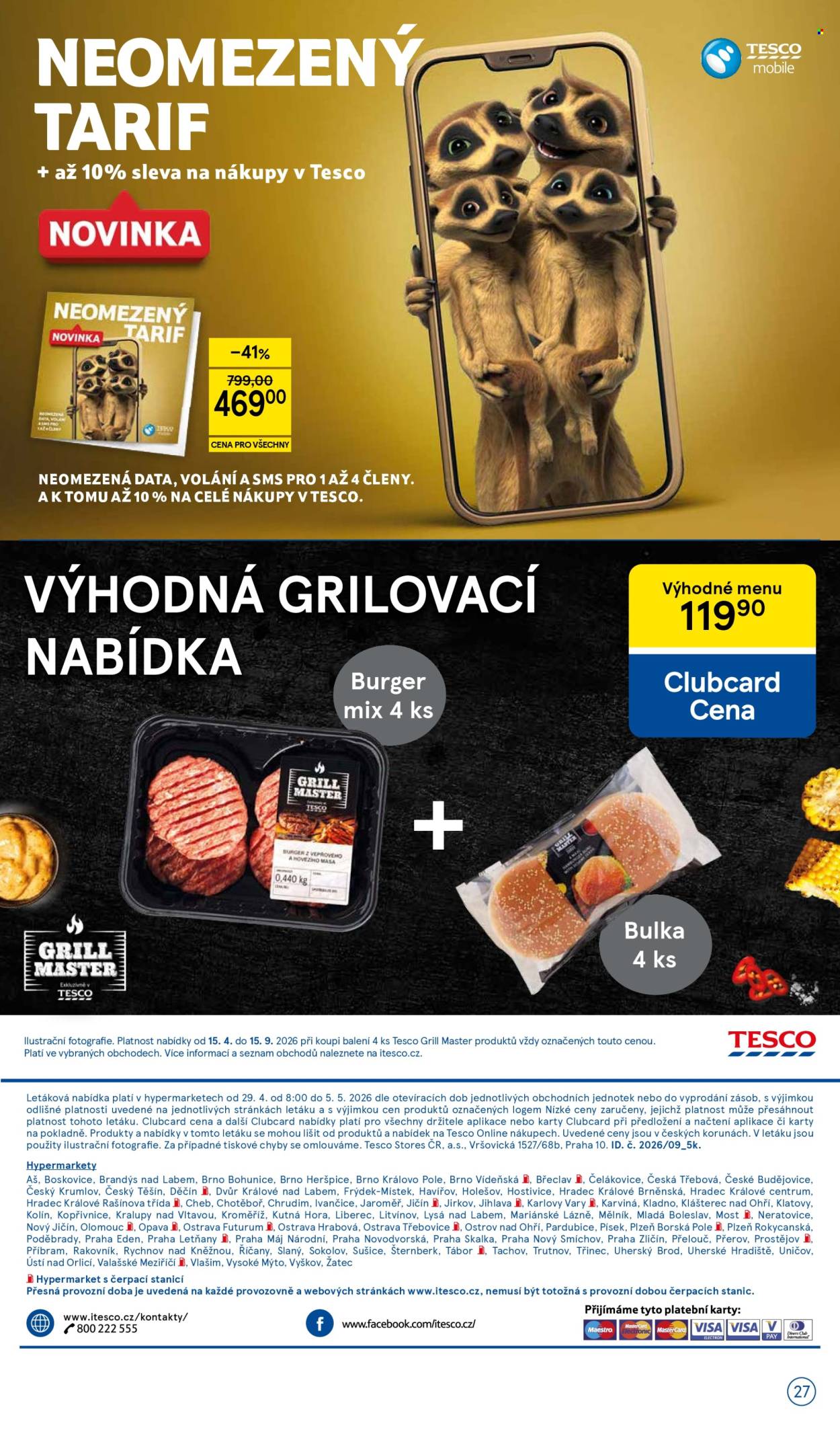Leták TESCO - 29.4.2026 - 5.5.2026. Strana 27