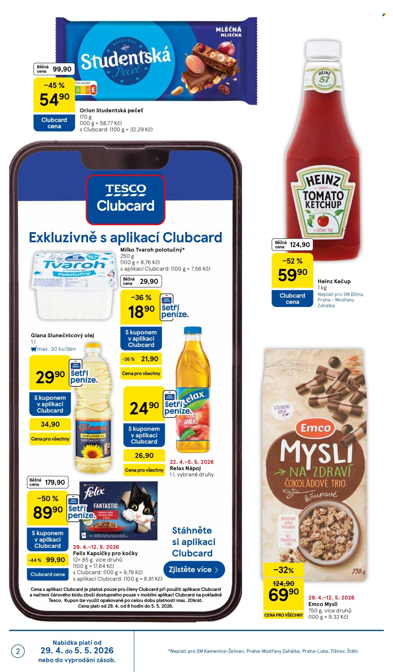 Leták TESCO supermarket - 29.4.2026 - 5.5.2026. Strana 2
