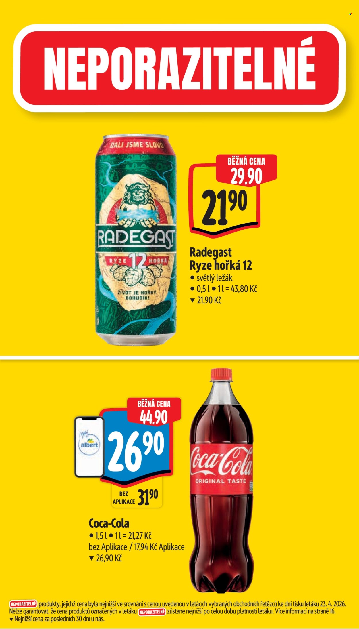 Leták Albert Supermarket - 29.4.2026 - 5.5.2026. Strana 4