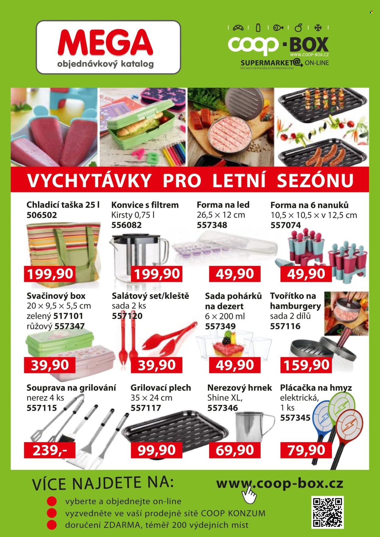 Leták Konzum. Strana 1