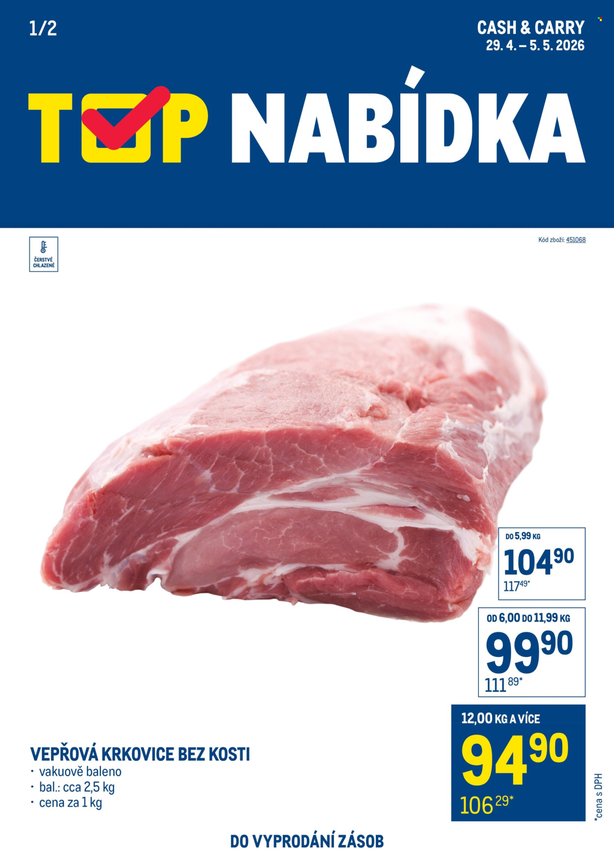 Leták MAKRO - 29.4.2026 - 5.5.2026. Strana 1