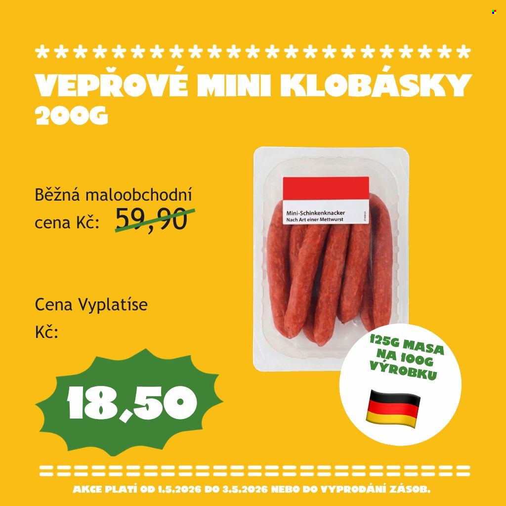 Leták Vyplatíse - 1.5.2026 - 3.5.2026. Strana 3