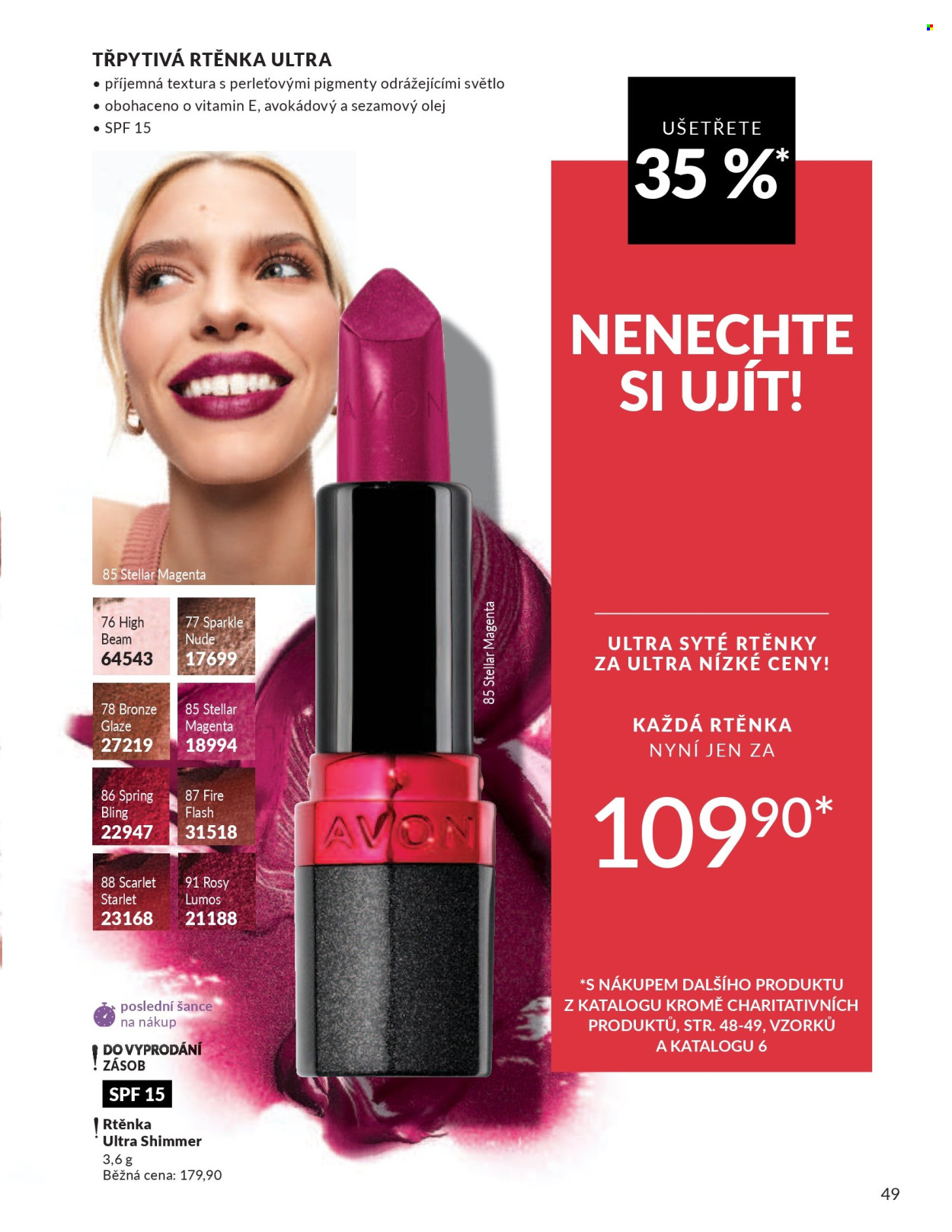 Leták AVON - 1.5.2026 - 31.5.2026. Strana 49