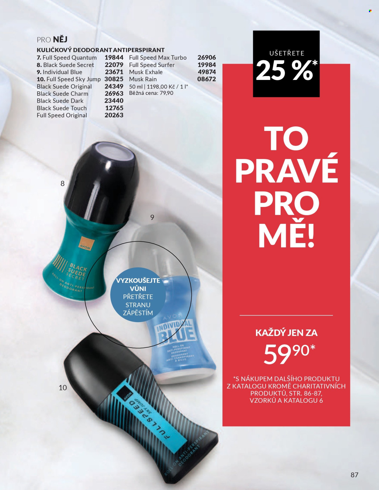 Leták AVON - 1.5.2026 - 31.5.2026. Strana 87