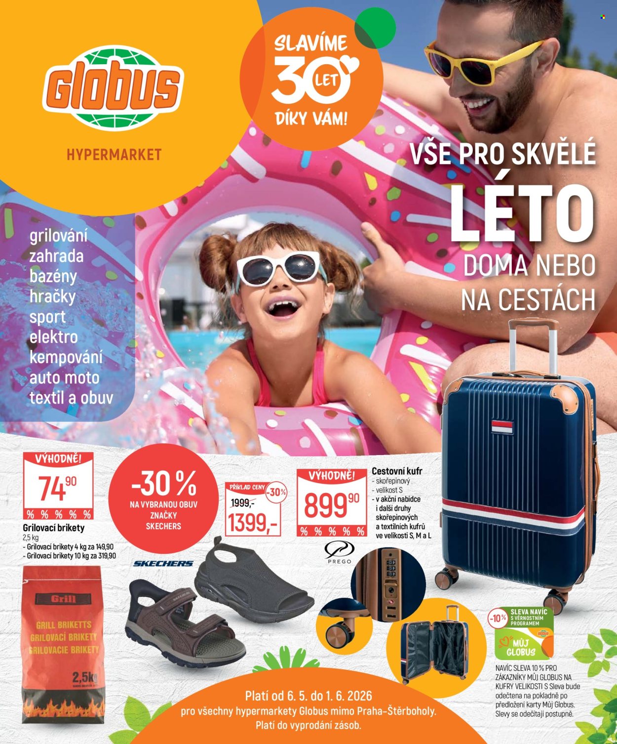 Leták Globus - 6.5.2026 - 1.6.2026. Strana 1
