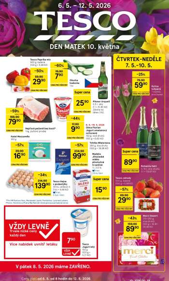 Leták TESCO - 6.5.2026 - 12.5.2026.