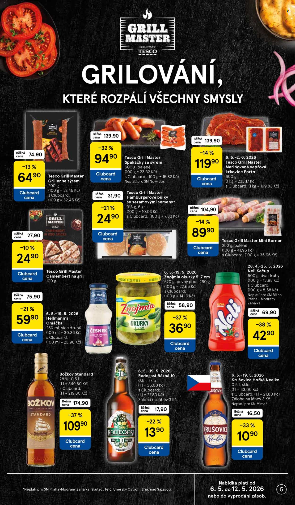 Leták TESCO supermarket - 6.5.2026 - 12.5.2026. Strana 5