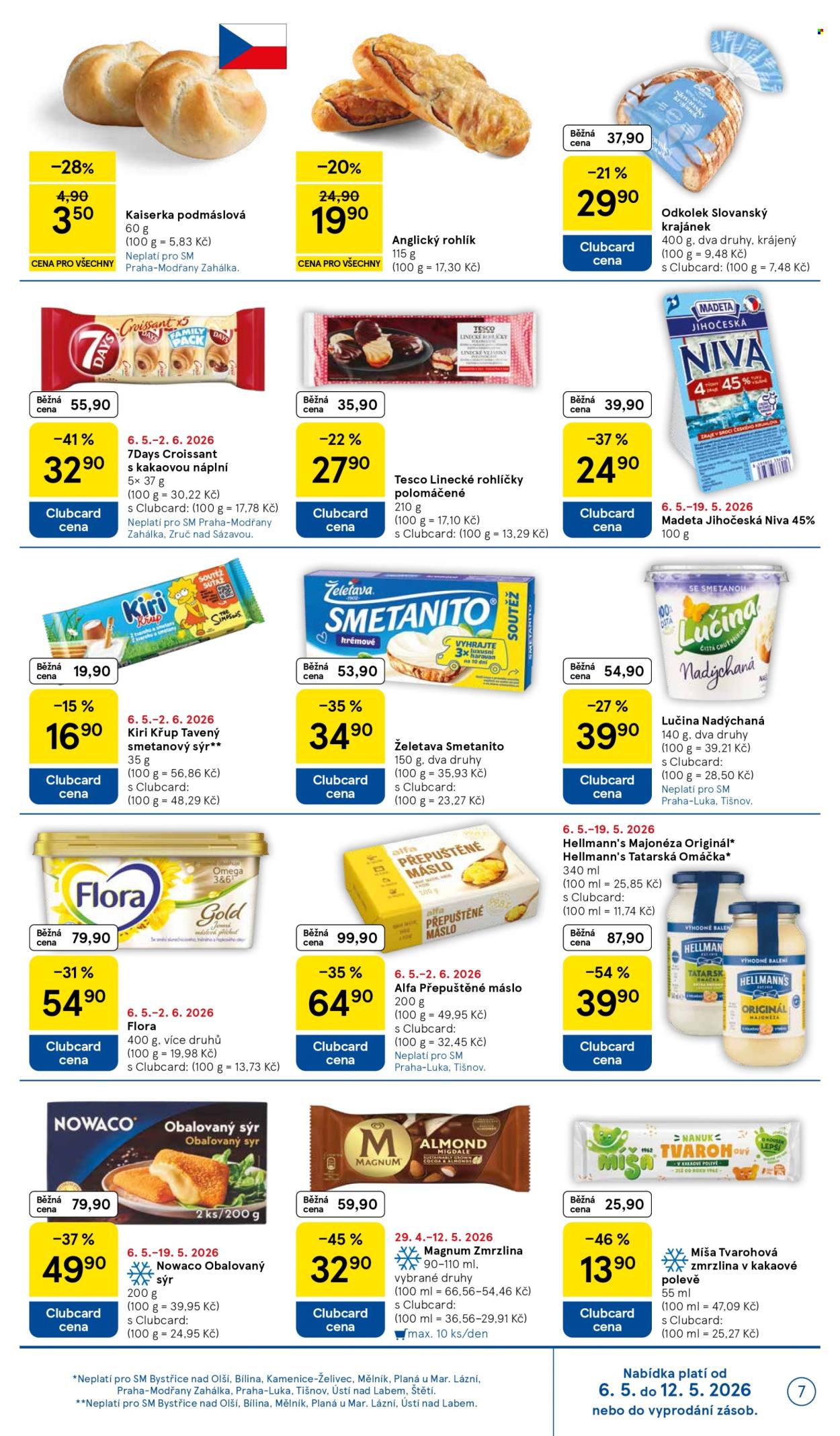Leták TESCO supermarket - 6.5.2026 - 12.5.2026. Strana 7