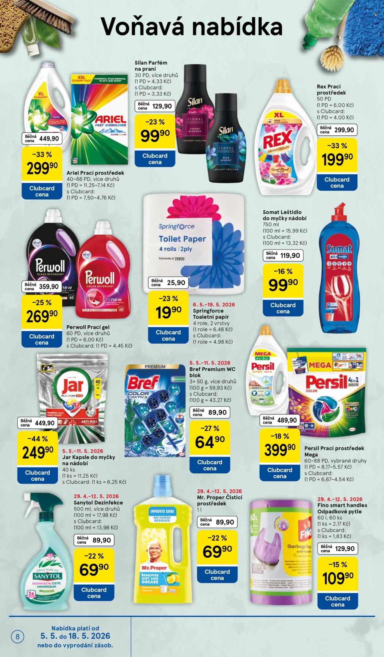 Leták TESCO supermarket - 6.5.2026 - 12.5.2026. Strana 8