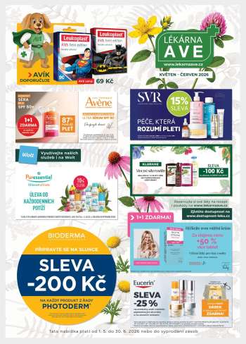 Leták Lékárna AVE - 1.5.2026 - 30.6.2026.