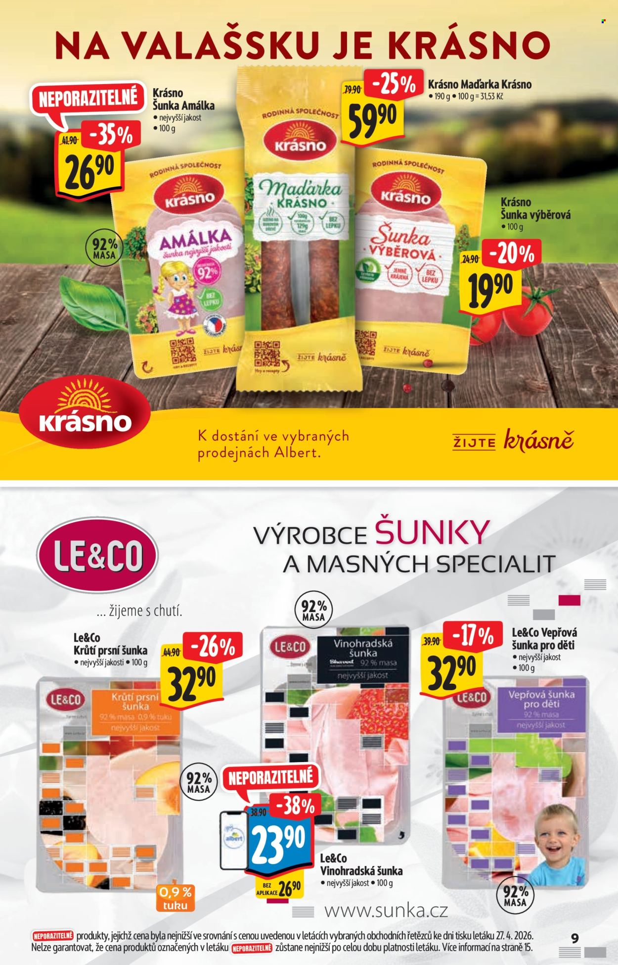 Leták Albert Hypermarket - 6.5.2026 - 19.5.2026. Strana 9