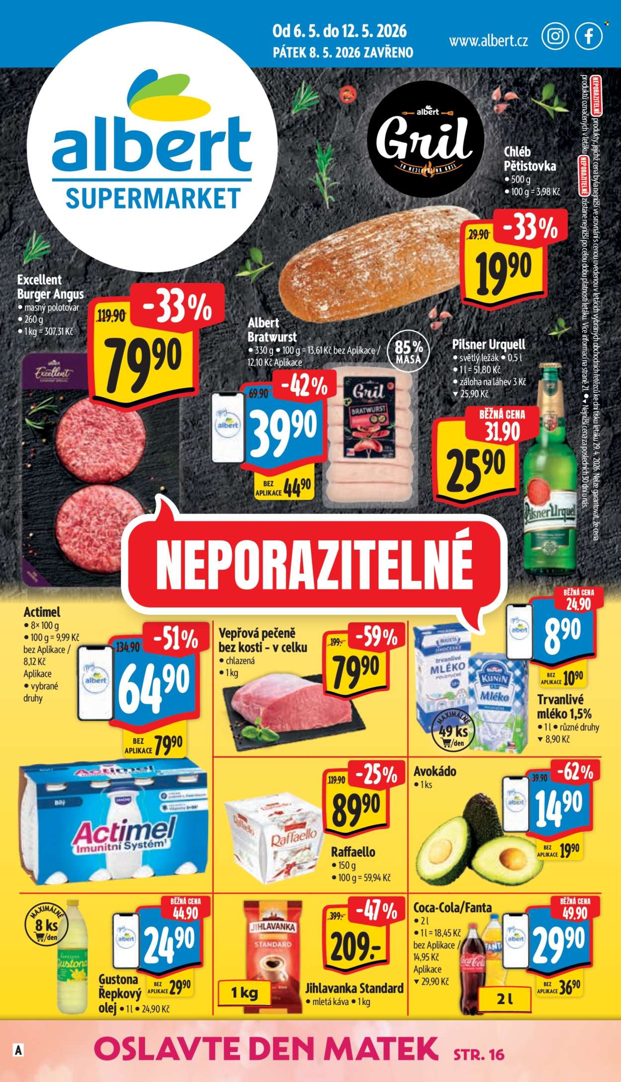 Leták Albert Supermarket - 6.5.2026 - 12.5.2026. Strana 1