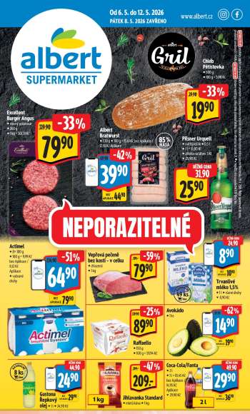 Leták Albert Supermarket - 6.5.2026 - 12.5.2026.